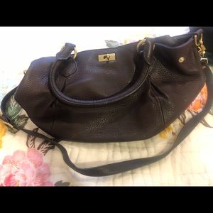Jcrew dark brown Brompton hobo crossbody NWT